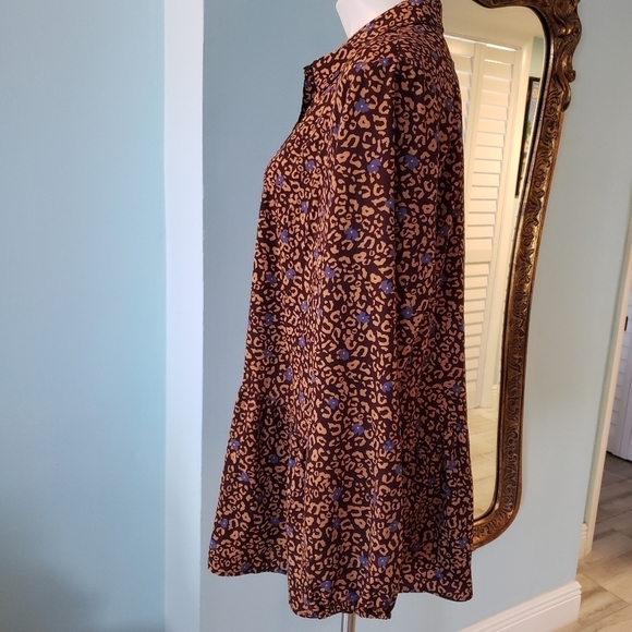 LOGO LORI GOLDSTEIN WOVEN BLOUSE QVC - Picture 4 of 9